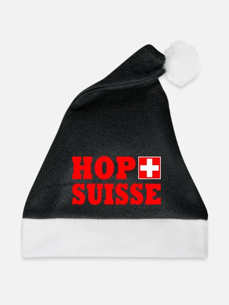 Hop suisse - Weihnachtsmütze - Schwarz/Weiß
