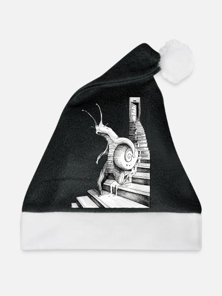 DIE WENDELTREPPEN - Weihnachtsmütze - Schwarz/Weiß