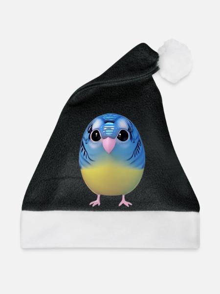 Vögel beobachten Vogel - Weihnachtsmütze - Schwarz/Weiß