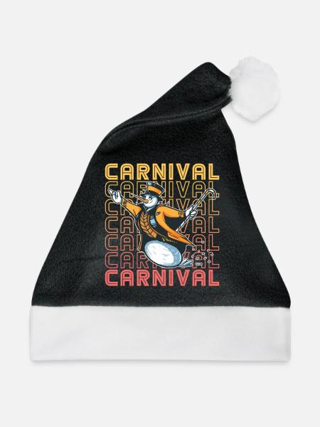 Carnival Circus- Zirkus - Weihnachtsmütze - Schwarz/Weiß