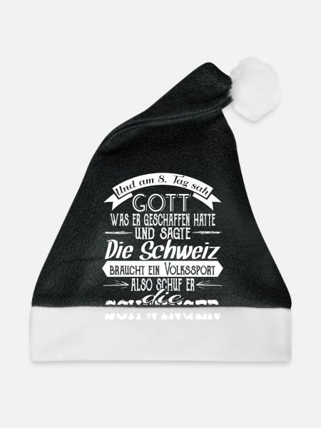 Schwinger - schwingen - Weihnachtsmütze - Schwarz/Weiß - Vorne