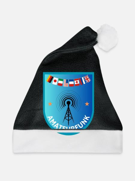 AMATEURFUNK - Weihnachtsmütze - Schwarz/Weiß