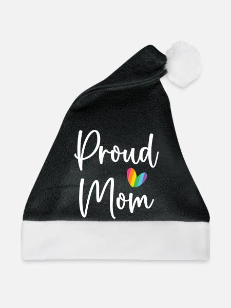 Stolze Mama - Weihnachtsmütze - Schwarz/Weiß
