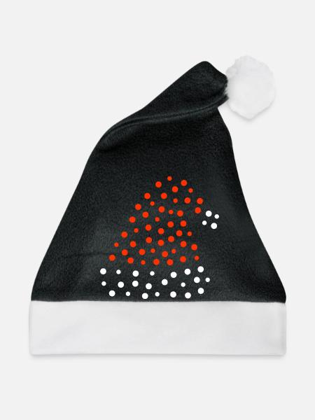 Weihnachtsmütze - gepunktet - Weihnachtsmütze - Schwarz/Weiß