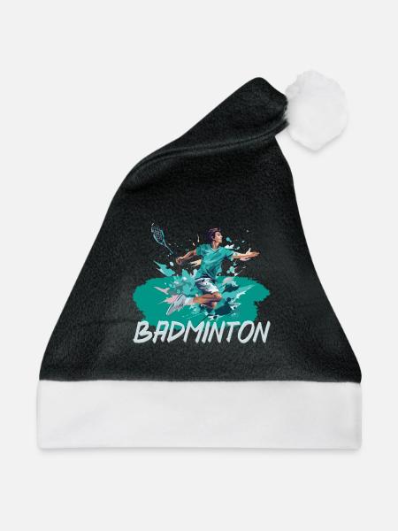 Badminton - Weihnachtsmütze - Schwarz/Weiß