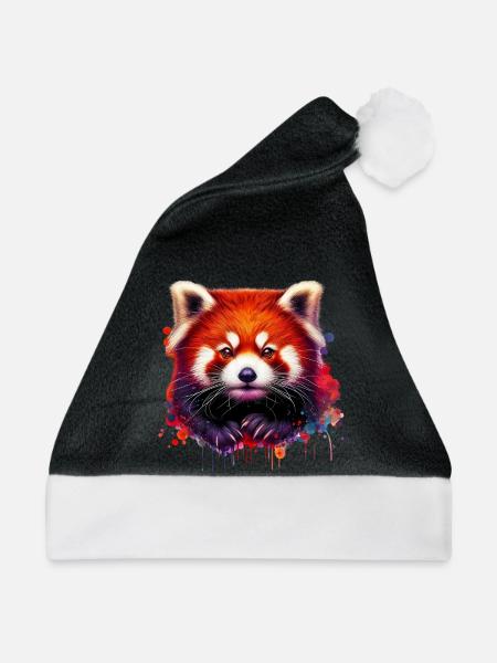 Kleiner Panda - Weihnachtsmütze - Schwarz/Weiß