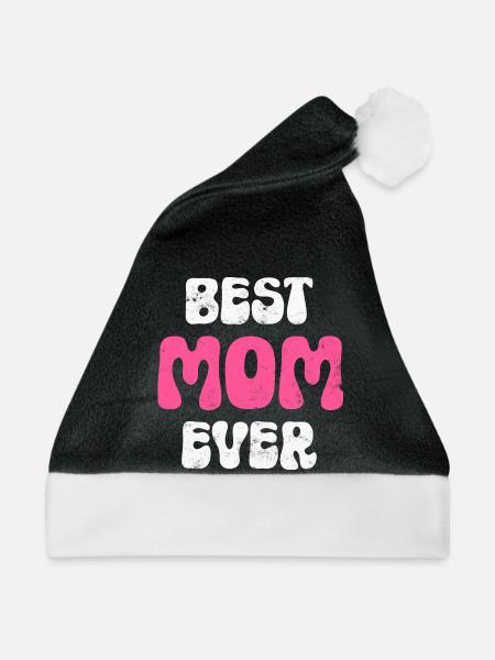 Mutter Mama - Weihnachtsmütze - Schwarz/Weiß