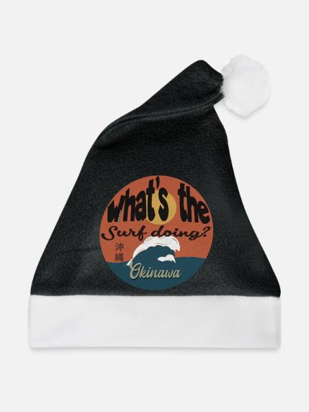 What’s The Surf Doing - Weihnachtsmütze - Schwarz/Weiß