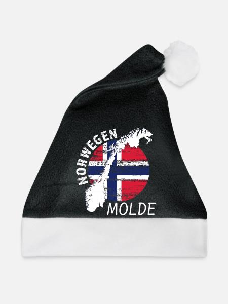 Molde - Weihnachtsmütze - Schwarz/Weiß