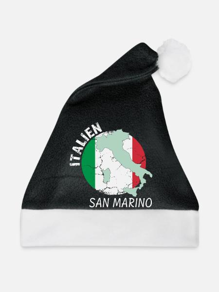 San Marino - Weihnachtsmütze - Schwarz/Weiß