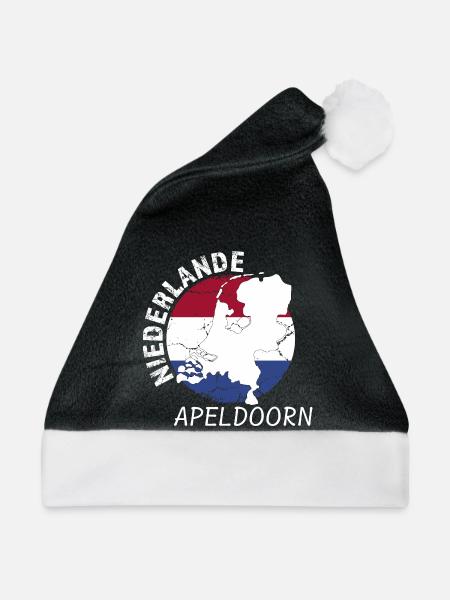 Apeldoorn - Weihnachtsmütze - Schwarz/Weiß