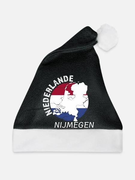 Nijmegen - Weihnachtsmütze - Schwarz/Weiß - Vorne