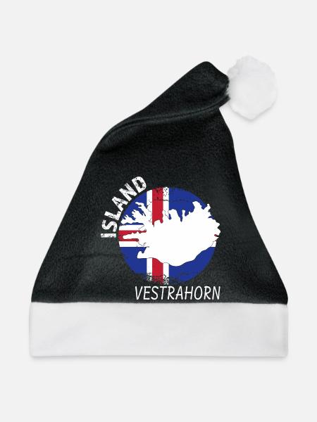 Vestrahorn - Weihnachtsmütze - Schwarz/Weiß