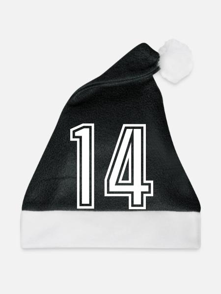 14 - Weihnachtsmütze - Schwarz/Weiß