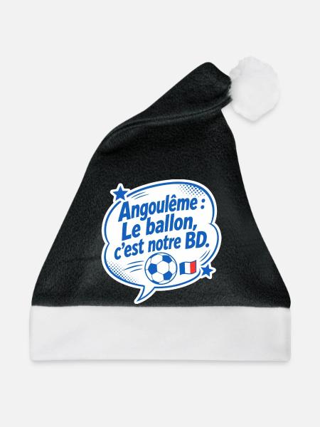 Angoulême BD Foot - Weihnachtsmütze - Schwarz/Weiß - Vorne