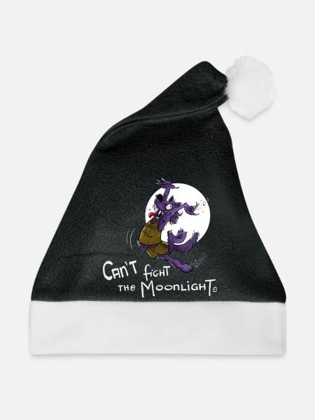 Can’t fight the Moonlight - Weihnachtsmütze - Schwarz/Weiß - Vorne