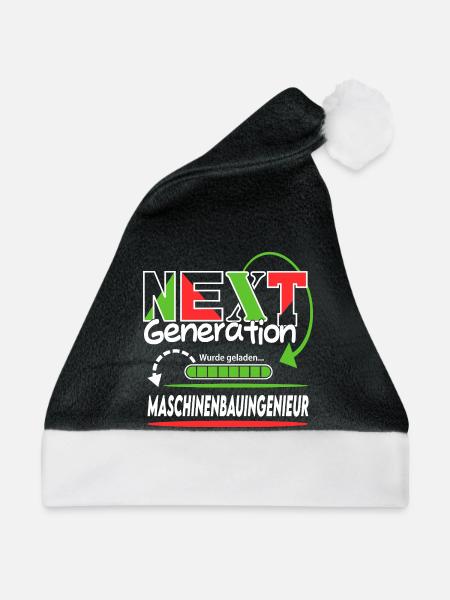 Maschinenbauingenieur Next Generation Beruf Mann - Weihnachtsmütze - Schwarz/Weiß