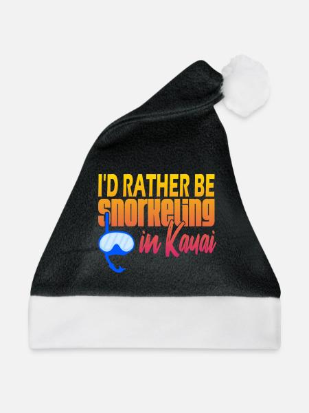 Kauai Schnorcheln - Weihnachtsmütze - Schwarz/Weiß