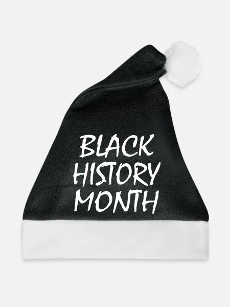 Black history month - Weihnachtsmütze - Schwarz/Weiß - Vorne