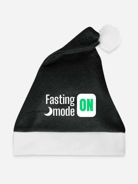 Fastenmodus AUF Textgestaltung - Weihnachtsmütze - Schwarz/Weiß
