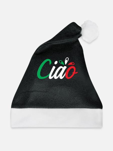 Ciao - Weihnachtsmütze - Schwarz/Weiß - Vorne