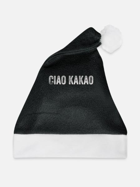 Ciao Kakao - Weihnachtsmütze - Schwarz/Weiß - Vorne