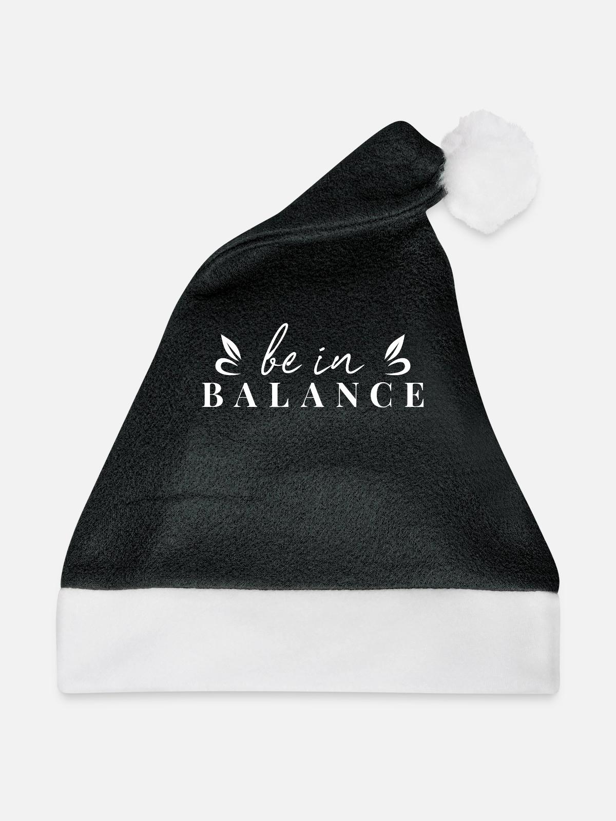 Balance - Weihnachtsmütze - Schwarz/Weiß - Vorne