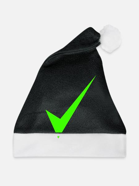 Haken - Weihnachtsmütze - Schwarz/Weiß