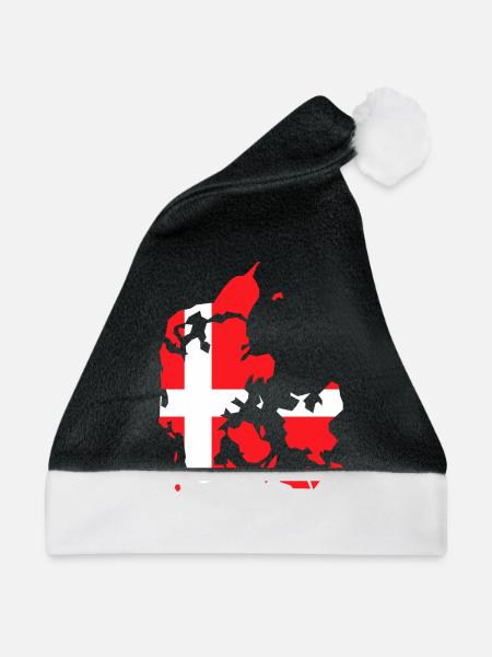 Denmark - Weihnachtsmütze - Schwarz/Weiß