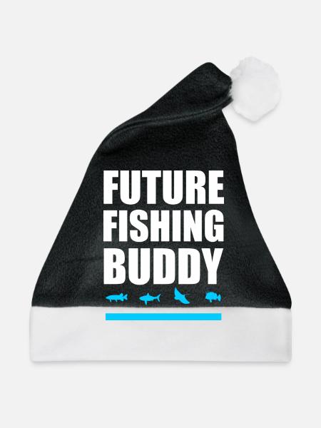 future fishing buddy - Weihnachtsmütze - Schwarz/Weiß
