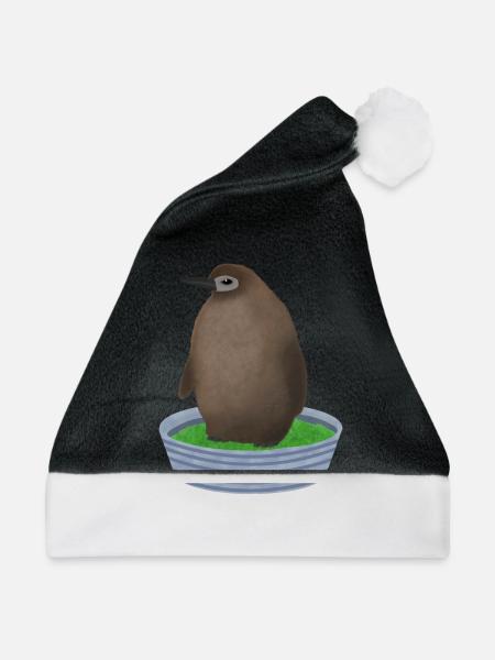 Pesto-Pinguin - Weihnachtsmütze - Schwarz/Weiß