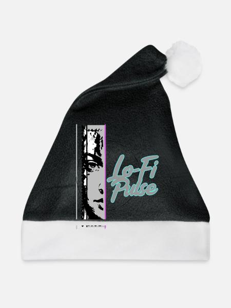 lofi2 - Weihnachtsmütze - Schwarz/Weiß