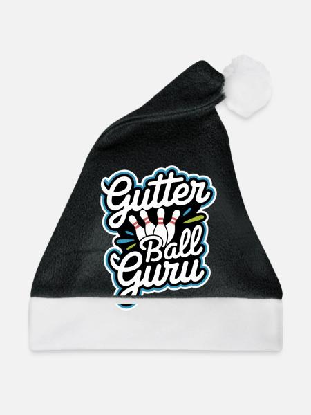 Gutter Ball Guru 11 - Weihnachtsmütze - Schwarz/Weiß