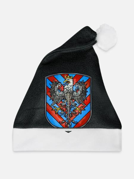 Wappen Adler - Weihnachtsmütze - Schwarz/Weiß