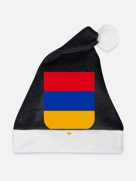 Armenien - Weihnachtsmütze - Schwarz/Weiß