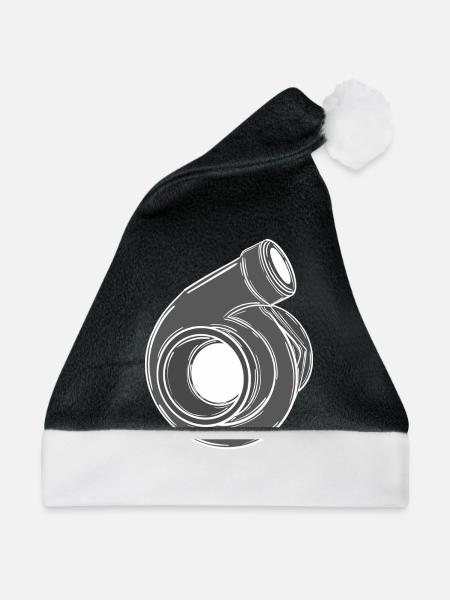 Turbo - Weihnachtsmütze - Schwarz/Weiß