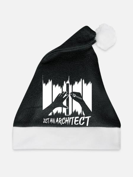 Nur ein Architekt - Weihnachtsmütze - Schwarz/Weiß
