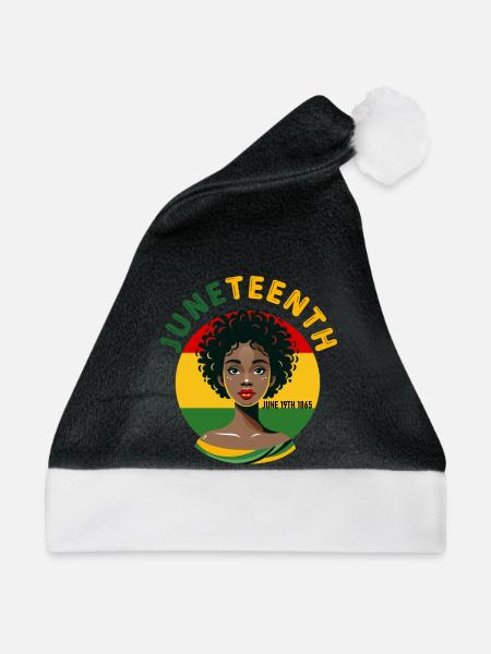 Juneteenth - Weihnachtsmütze - Schwarz/Weiß