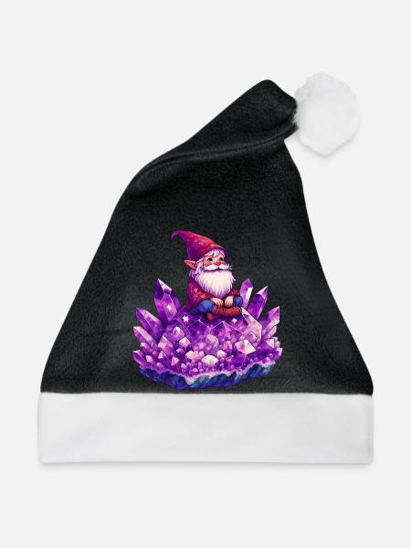 Gnom - Weihnachtsmütze - Schwarz/Weiß