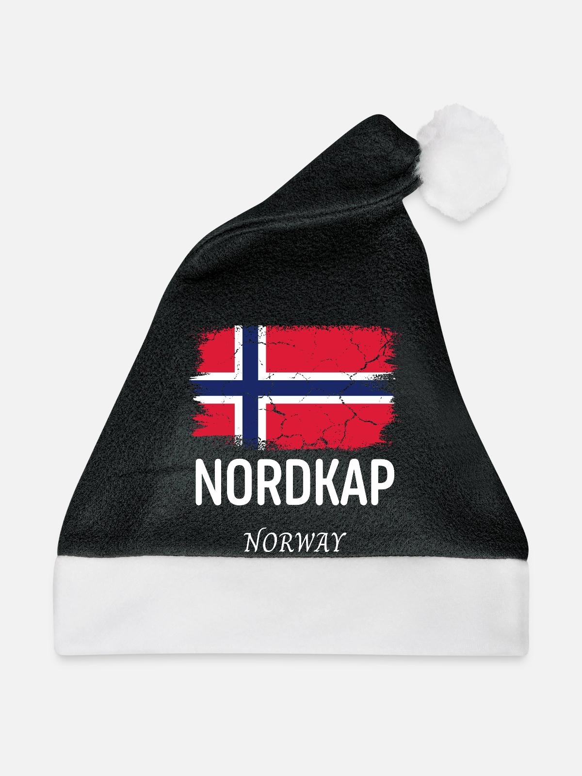 Nordkap - Weihnachtsmütze - Schwarz/Weiß - Vorne