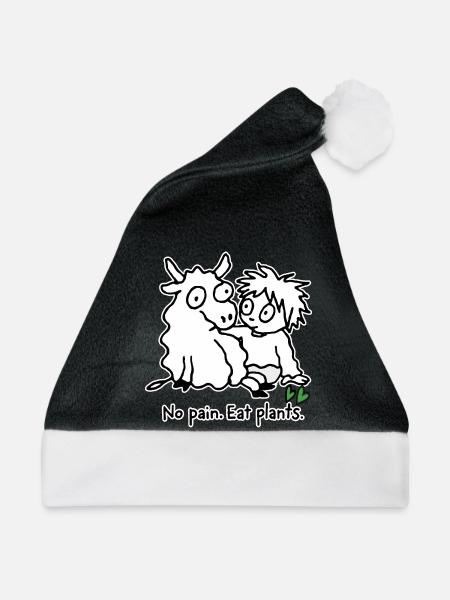 Esse Pflanzen - Weihnachtsmütze - Schwarz/Weiß