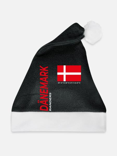 Randers - Weihnachtsmütze - Schwarz/Weiß