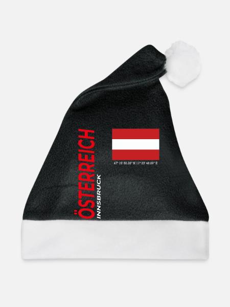 Innsbruck - Weihnachtsmütze - Schwarz/Weiß