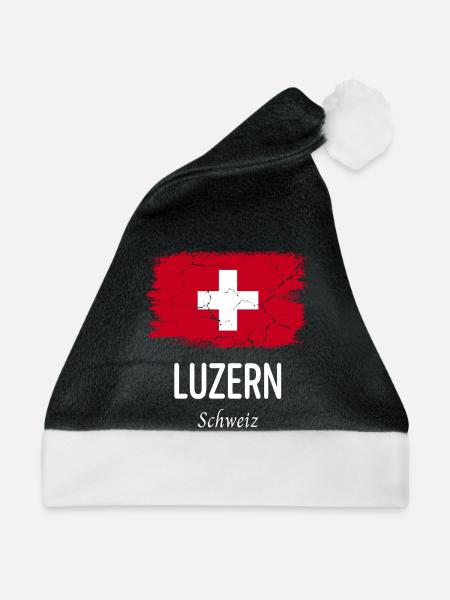 Luzern - Weihnachtsmütze - Schwarz/Weiß