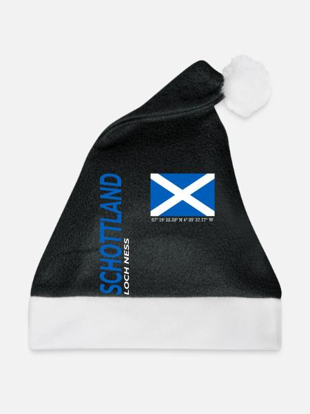 Loch Ness - Weihnachtsmütze - Schwarz/Weiß