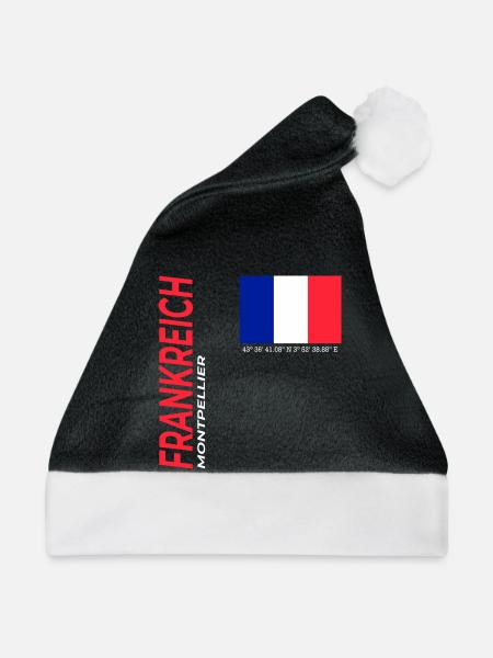 Montpellier - Weihnachtsmütze - Schwarz/Weiß