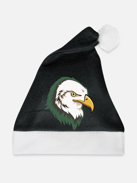 Eagle Head - Weihnachtsmütze - Schwarz/Weiß
