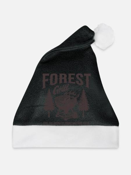 Forest Grill Holzaromen - Weihnachtsmütze - Schwarz/Weiß