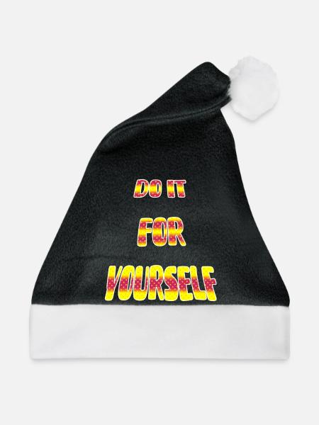 Do it Star. - Weihnachtsmütze - Schwarz/Weiß