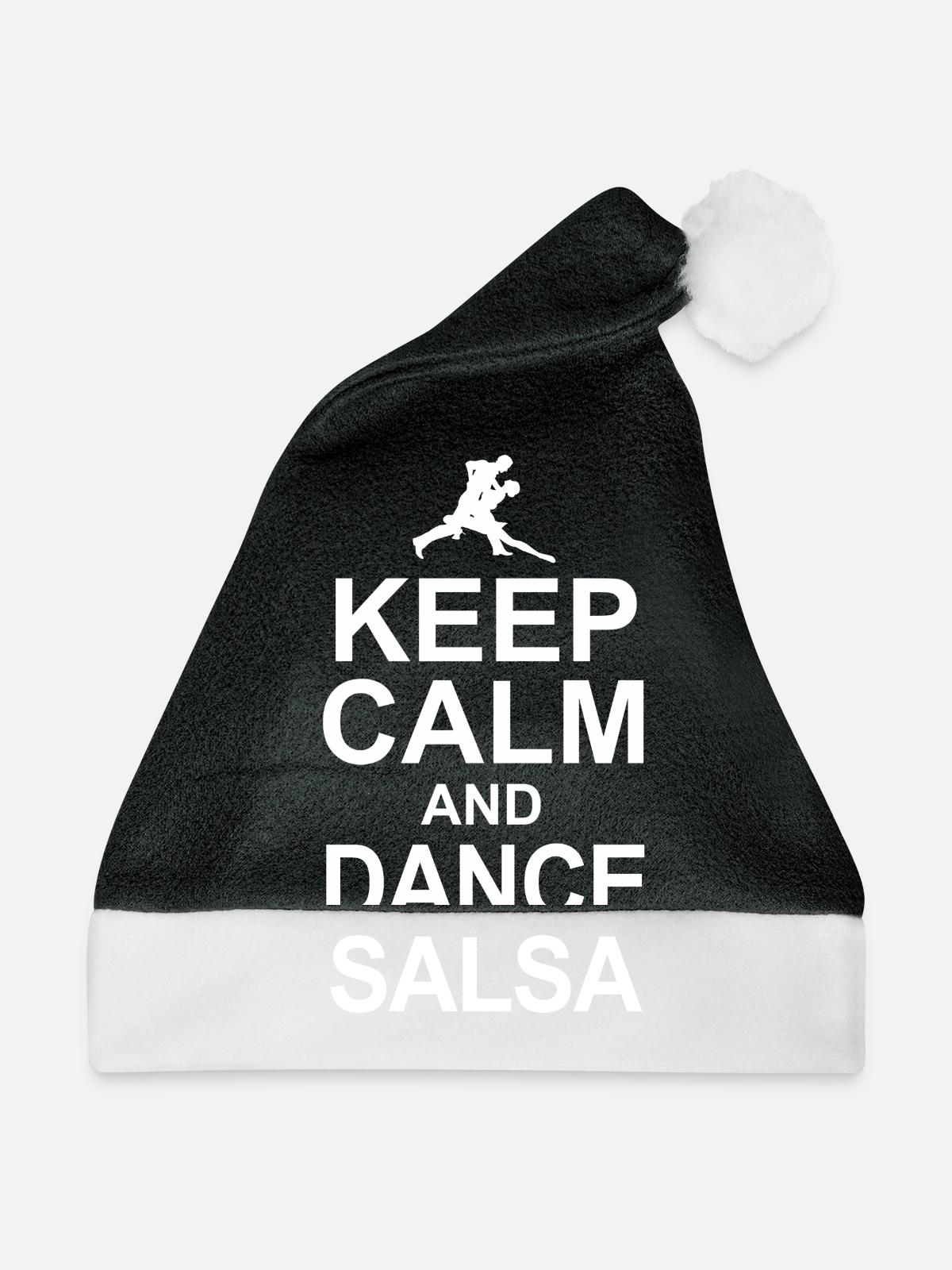 SALSA - Weihnachtsmütze - Schwarz/Weiß - Vorne